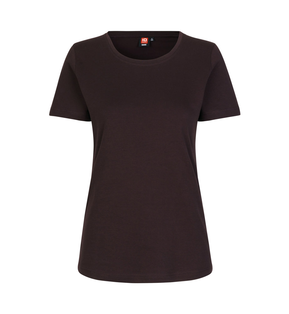 Interlock T-shirt | dames - Donker bordeaux (C-294)