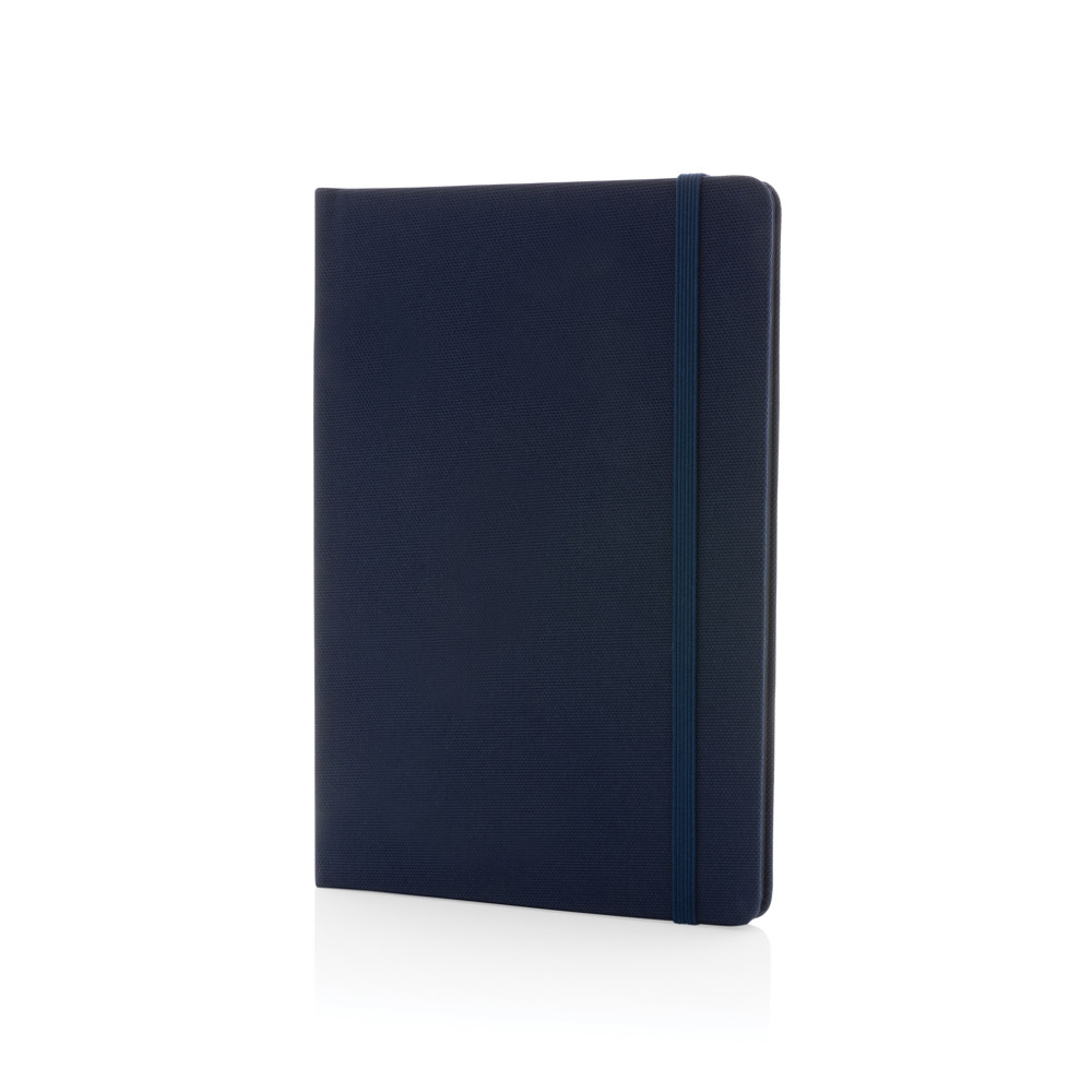GRS-gecertificeerd RPET A5-notitieboek - donkerblauw, donkerblauw (± PMS 539/ ± PMS 539)