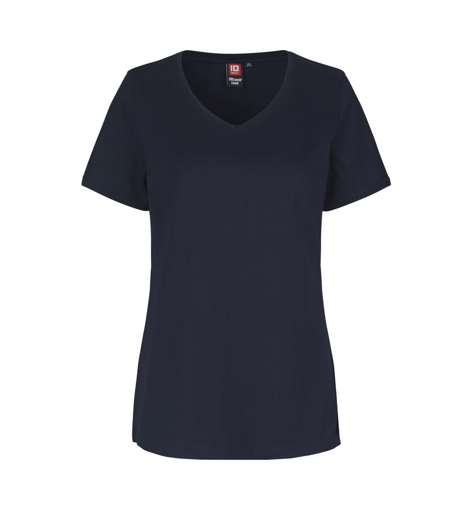 PRO Wear CARE T-shirt | v-hals | dames - Marine (C-790)
