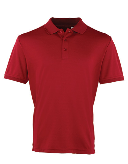 Premier Workwear - Men´s Coolchecker® Piqué Polo - Burgundy (ca. Pantone 216C)