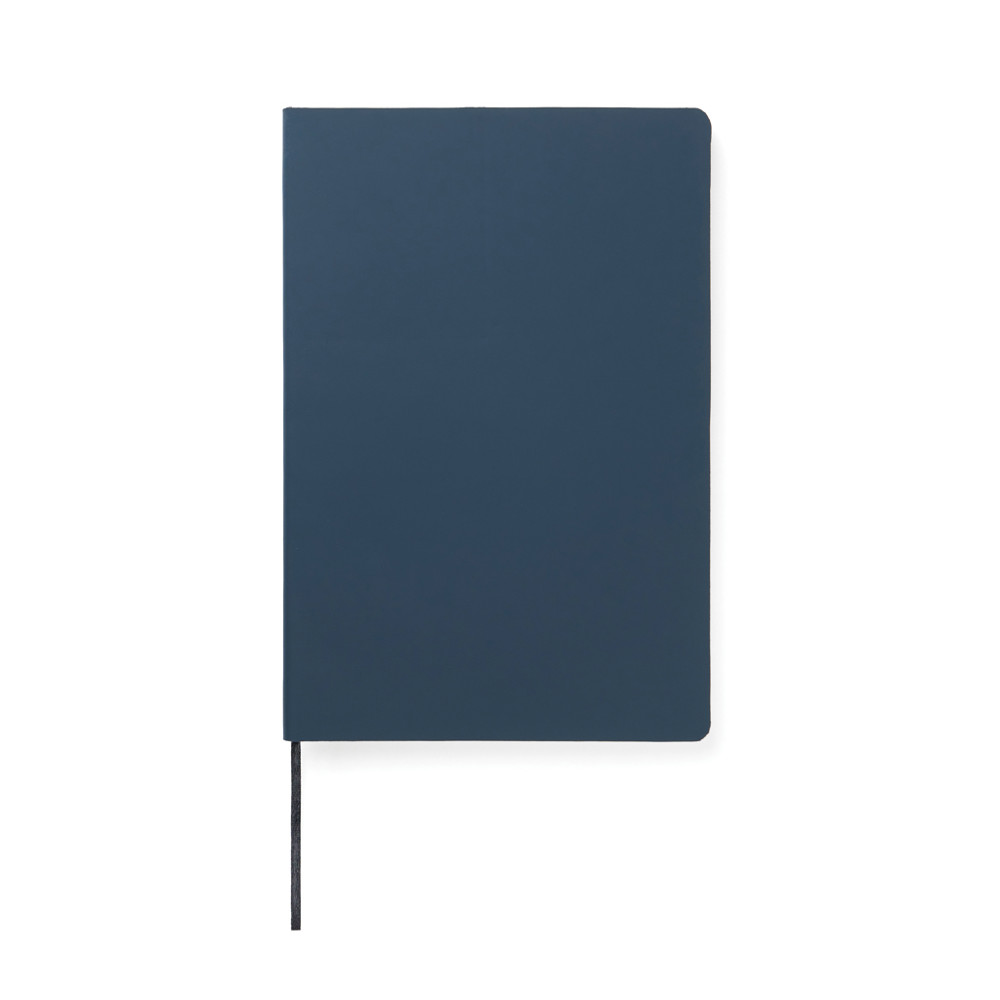 VINGA Baltimore RCS PU softcover notitieboek - donkerblauw (± PMS 19-4110 TPG)