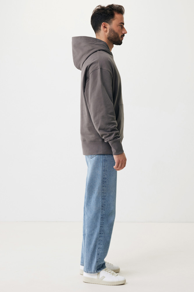 IQONIQ Yoho gerecycled katoen relaxed hoodie