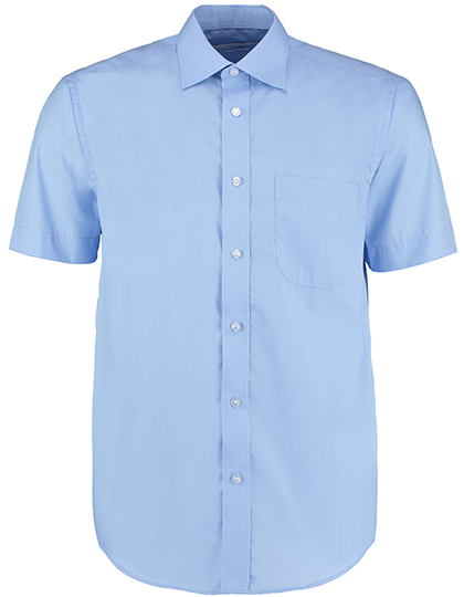 Kustom Kit - Men´s Classic Fit Business Shirt Short Sleeve - Light Blue