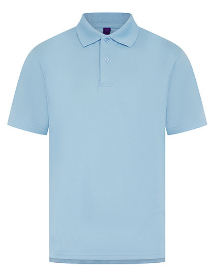 Henbury - Men´s Coolplus® Wicking Polo Shirt - Light Blue