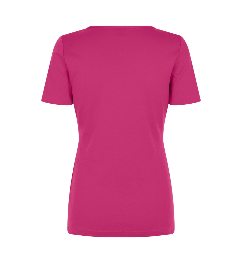 Interlock T-shirt | v-hals | dames