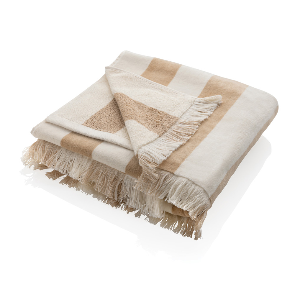 Ukiyo Aware™ Yukari XL strandlaken 100x180cm - bruin (± PMS 14-1208 TCX)