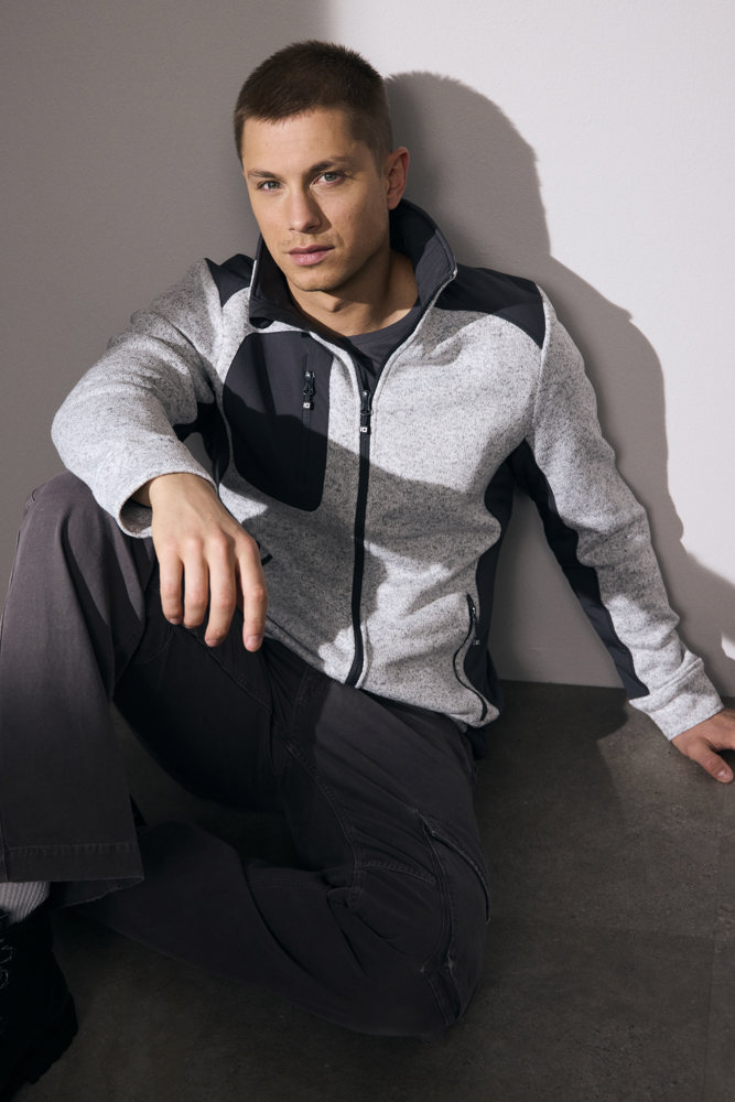 Cardigan | gebreide fleece