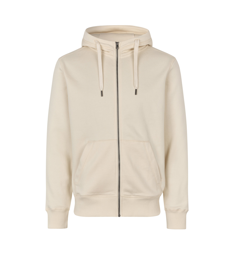 CORE hoodie | met rits - Off-white (C-110)