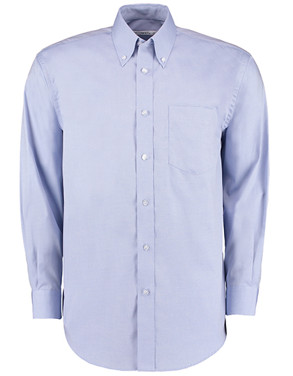 Kustom Kit - Men´s Classic Fit Premium Oxford Shirt Long Sleeve - Light Blue
