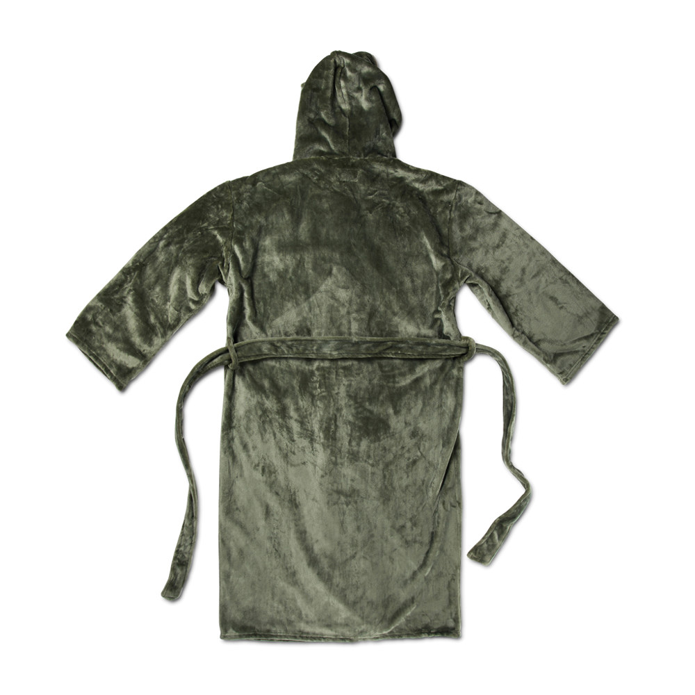 VINGA Louis luxe pluche RPET badjas maat S/M