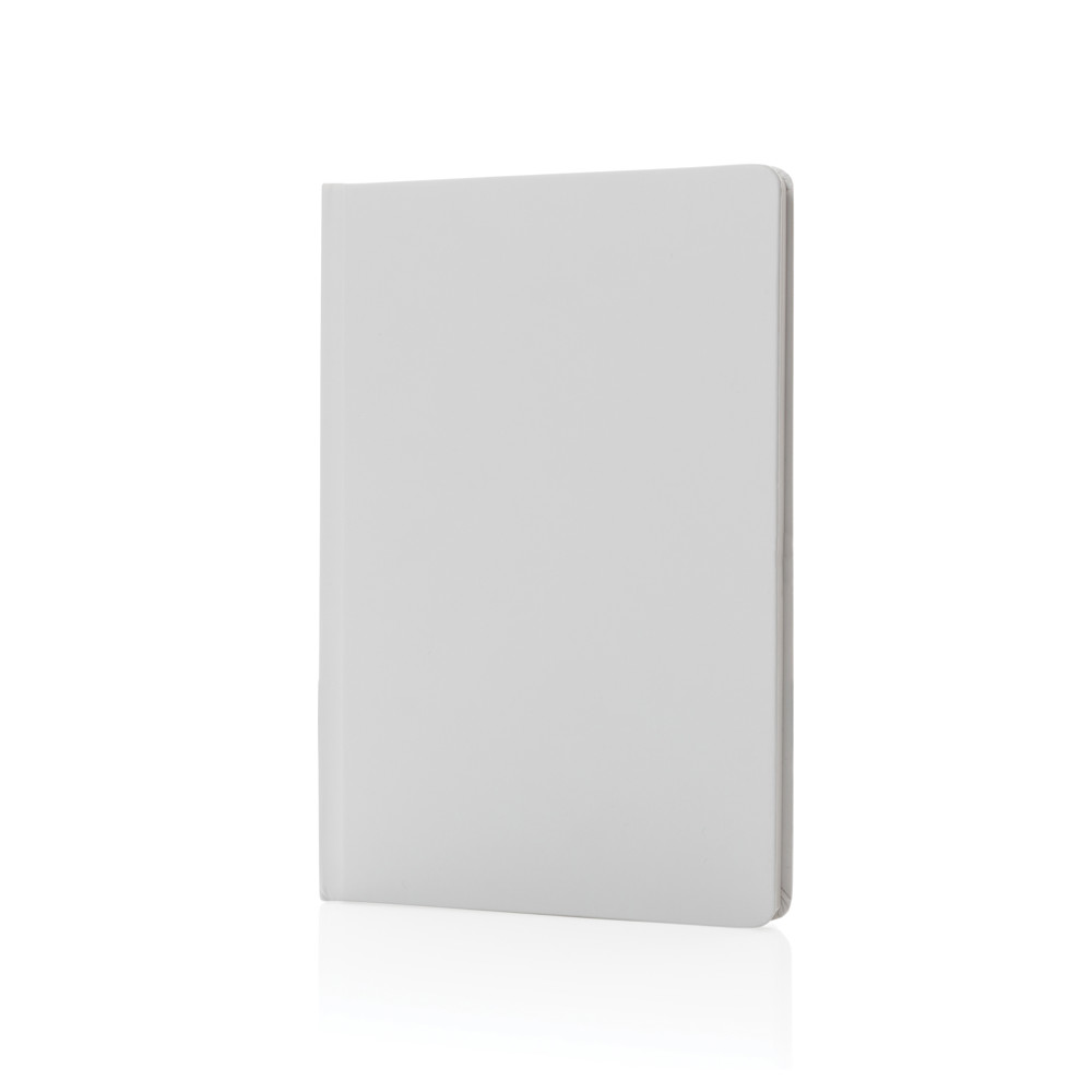 Impact hardcover steenpapier notitieboek A5 - wit (± PMS White)