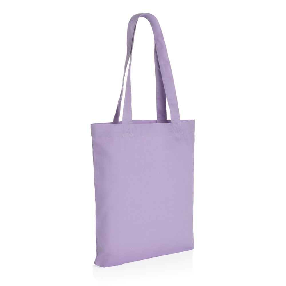 Impact Aware™ recycled canvas draagtas 285gsm - lavender (± PMS 15-3716TCX)