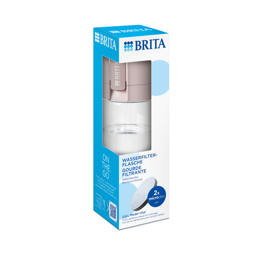 BRITA VITAL waterfilterfles incl. 2 filters 600 ml
