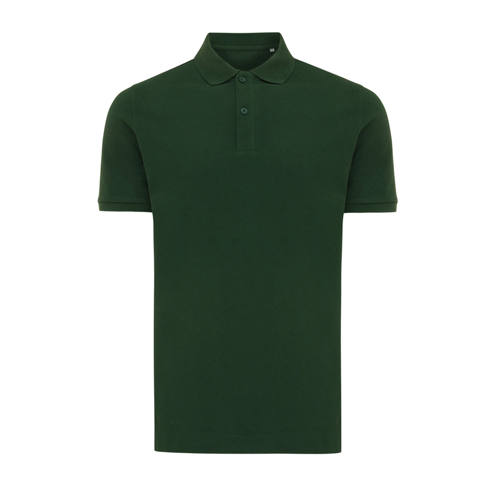 IQONIQ Yosemite gerecycled katoen pique polo - forest green (± PMS 19-5920TCX)
