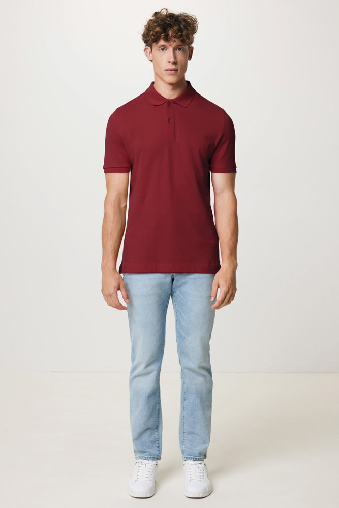 IQONIQ Yosemite gerecycled katoen pique polo