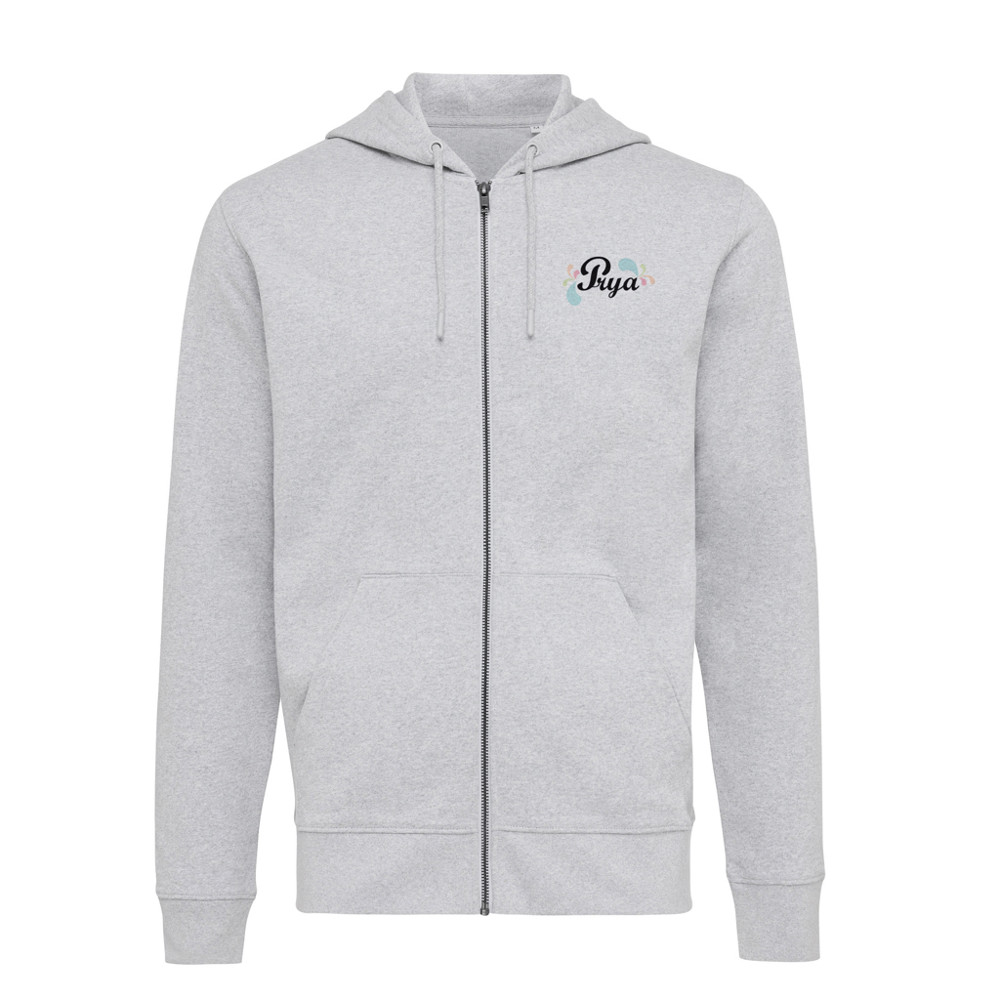 IQONIQ Abisko gerecycled katoen hoodie met rits