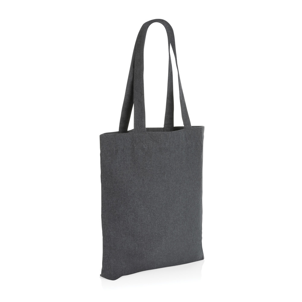 Impact AWARE™ recycled canvas tas 285gsm ongeverfd - antraciet (± PMS Cool Grey 11)