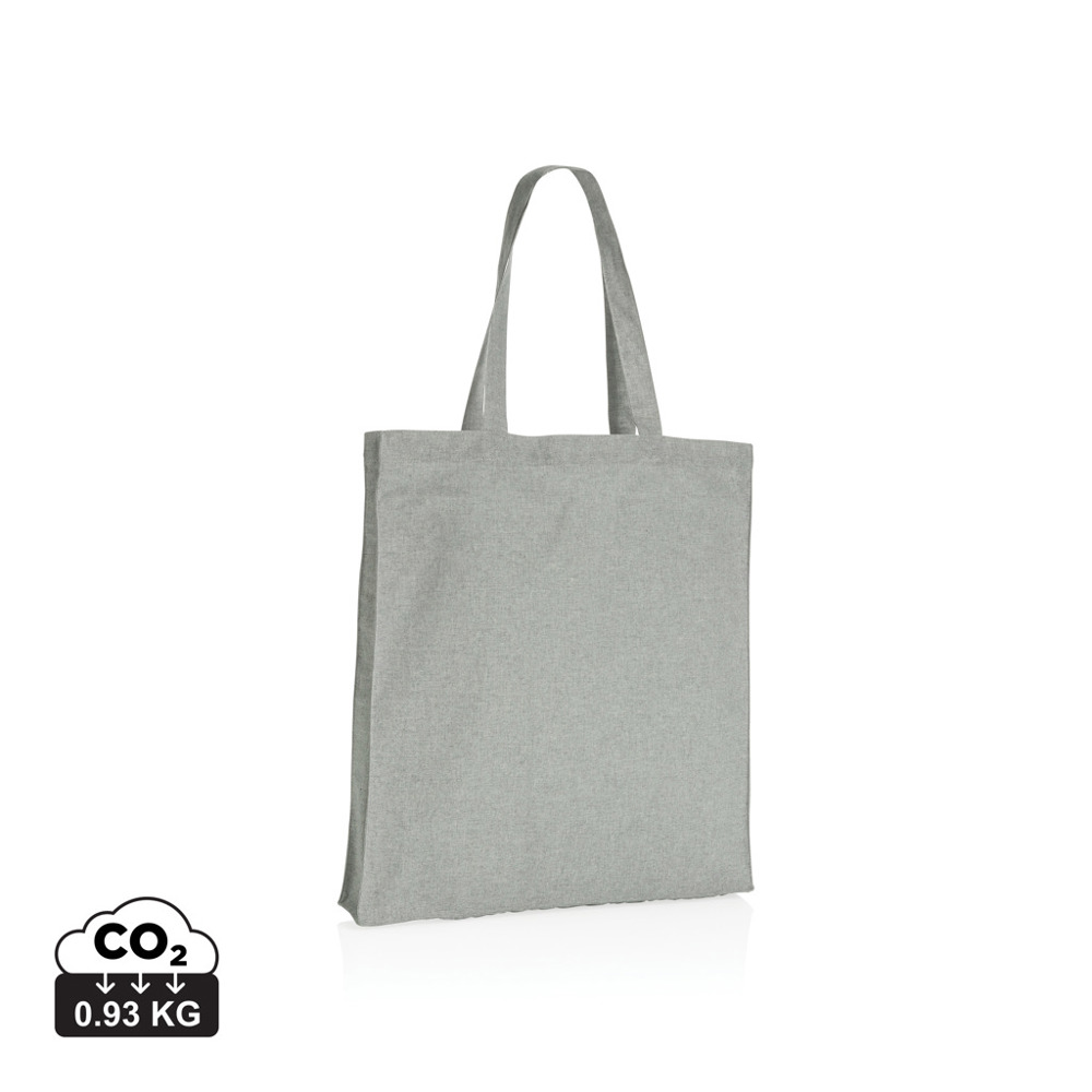 Impact AWARE™ gerecycled katoenen draagtas met bodem 145gsm