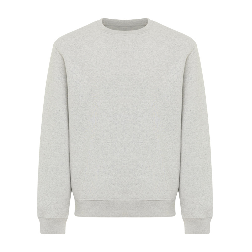 IQONIQ Torla crew neck van gerecycled katoen - light heather grey (± PMS light heather grey)