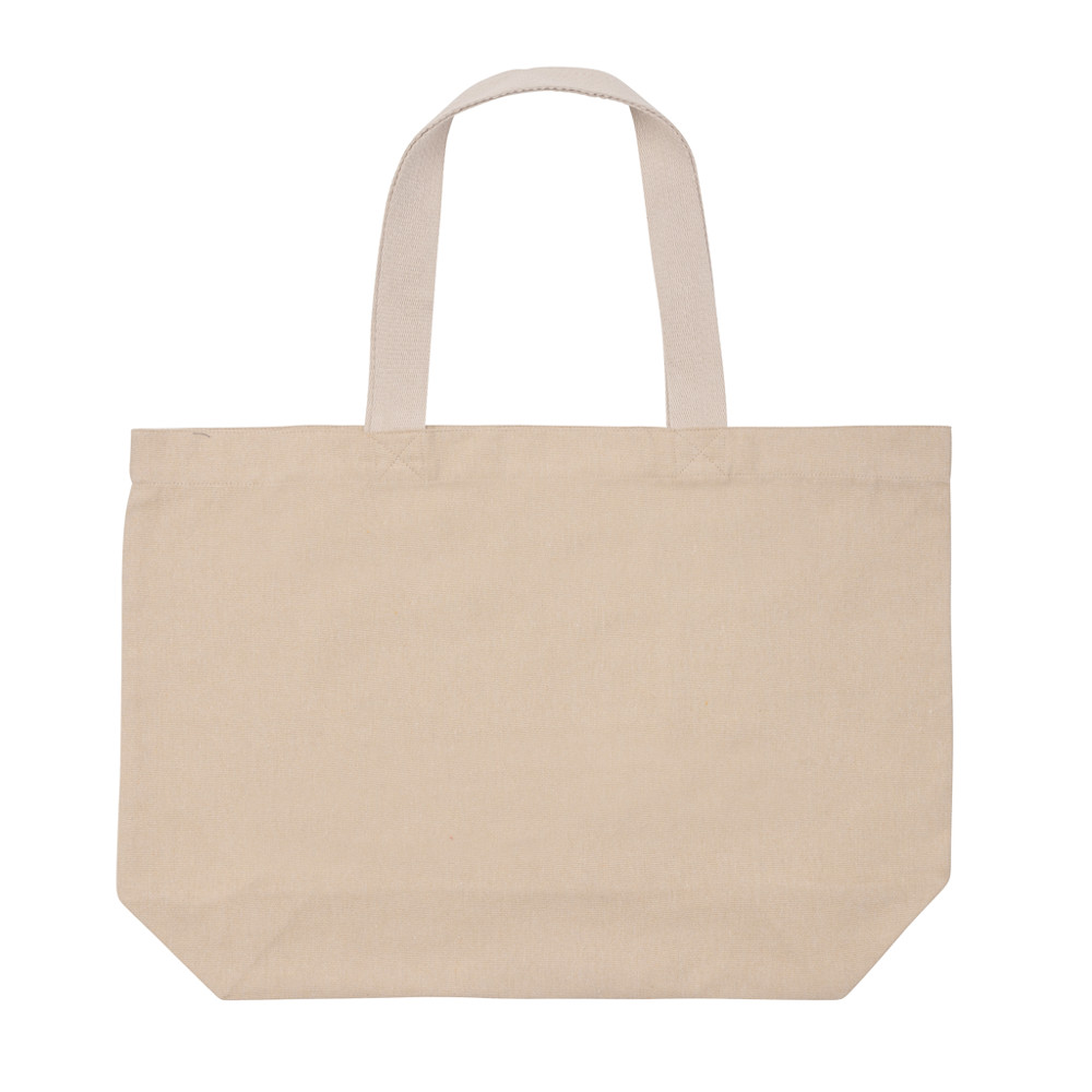 Impact Aware™ recycled canvas XL draagtas 240gsm ongeverfd