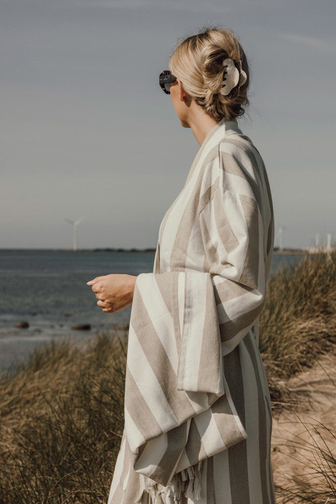 VINGA Ornos GRS katoenen hamam badjas L/XL