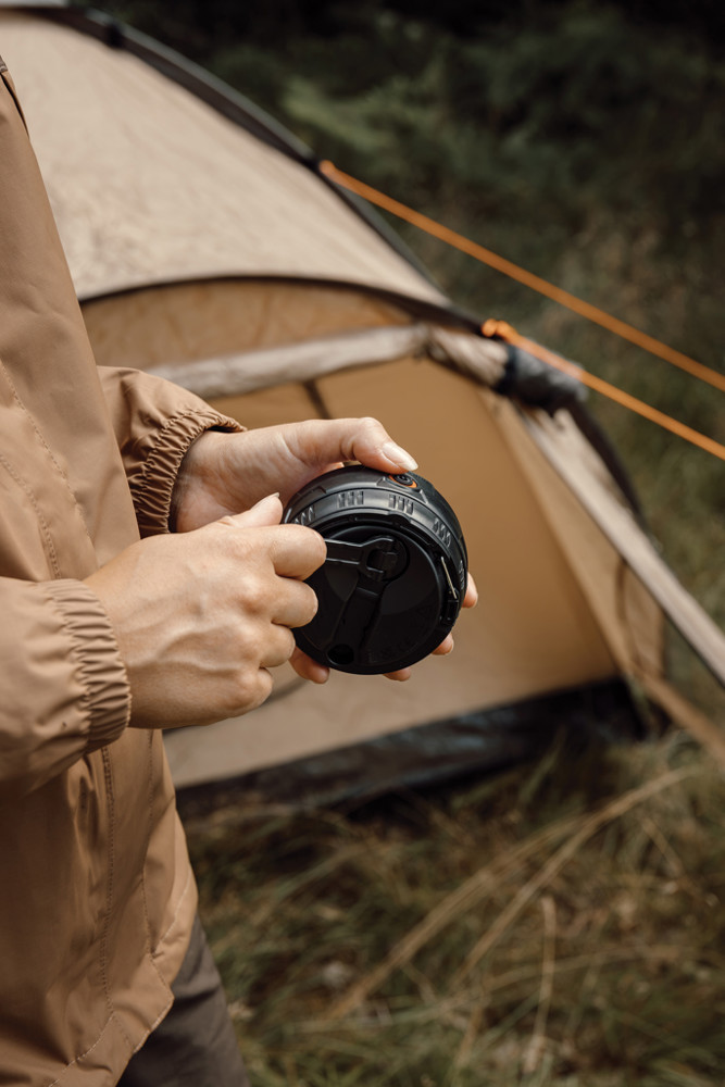 Nordic Drift Everest RCS draagbare campinglantaarn met handd