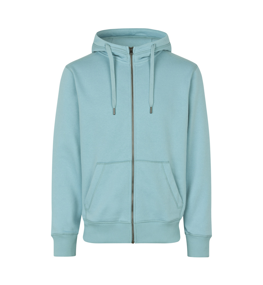 CORE hoodie | met rits - Stoffige Aqua (C-392)