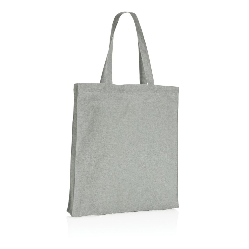 Impact AWARE™ gerecycled katoenen draagtas met bodem 145gsm