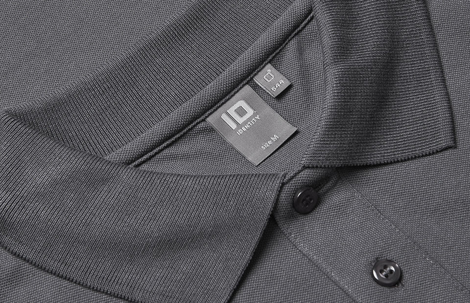 Poloshirt met lange mouw | stretch