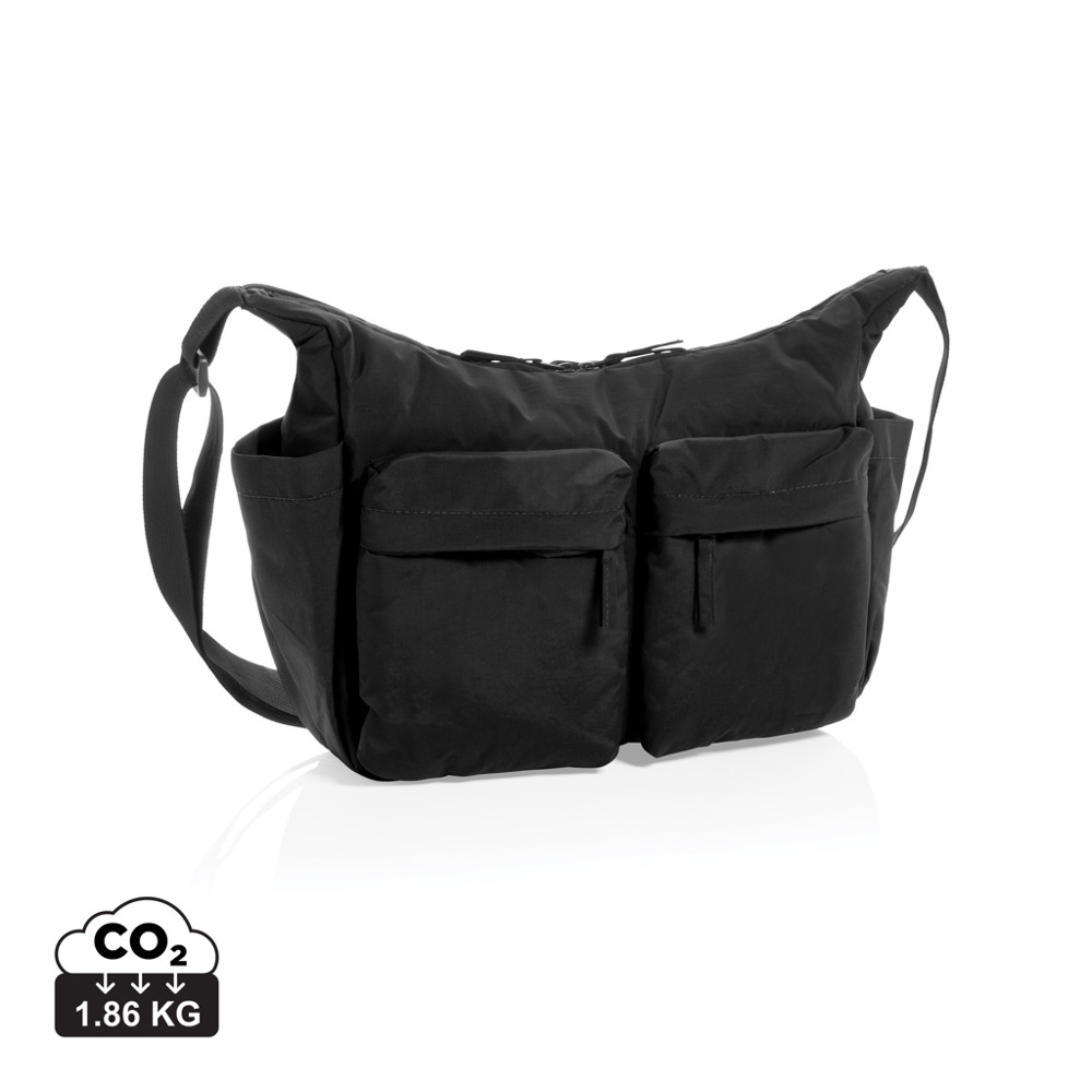 KENTO URBAN RCS gerecyclede nylon gewatteerde schoudertas