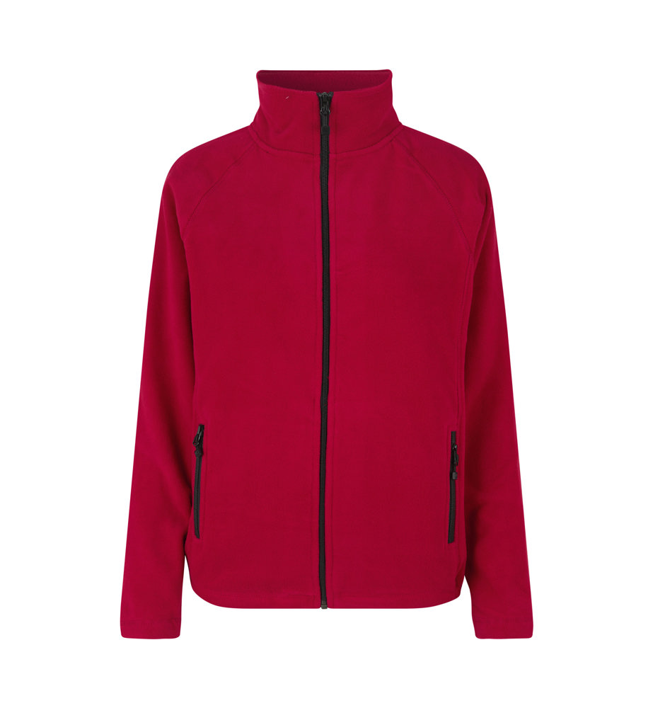 Cardigan | microfleece | dames - Rood (C-330)