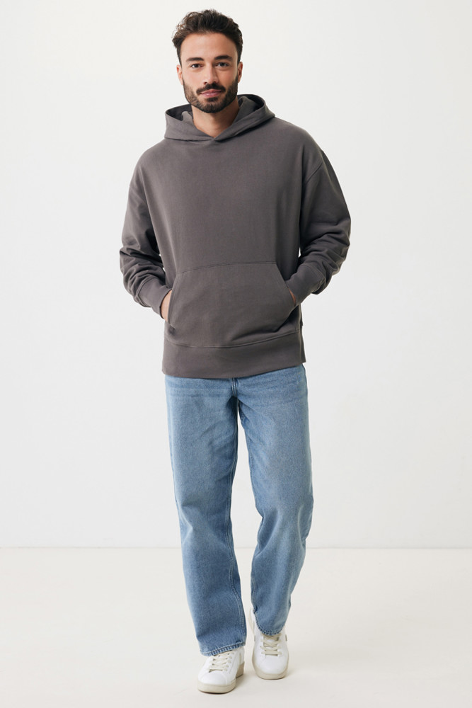 IQONIQ Yoho gerecycled katoen relaxed hoodie