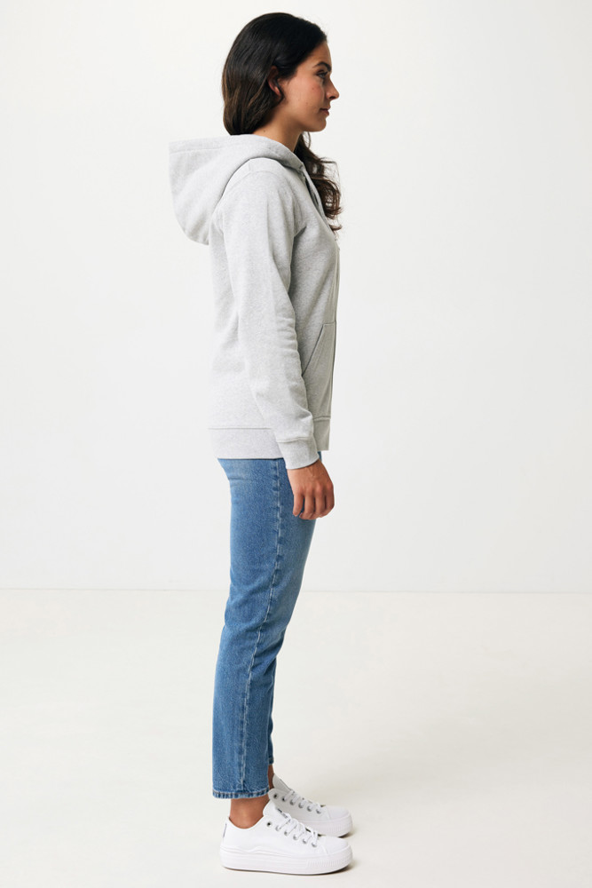IQONIQ Abisko gerecycled katoen hoodie met rits