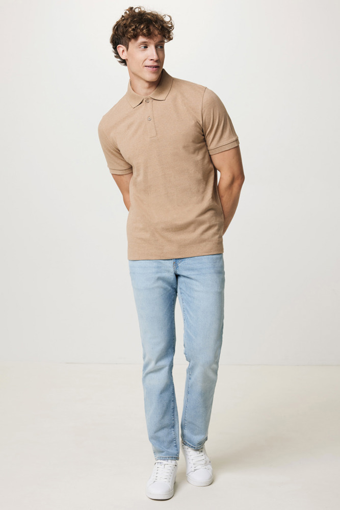 IQONIQ Yosemite gerecycled katoen pique polo