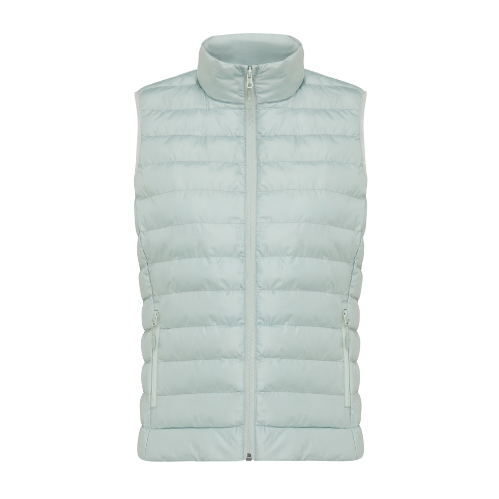 IQONIQ Meru dames gerecycled polyester bodywarmer - iceberg green (± PMS 15-5205 TCX)