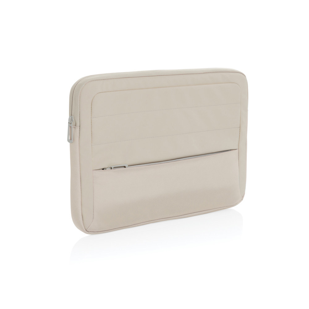 Armond AWARE™ RPET 15.6" laptop sleeve - beige (± PMS Warm Grey 1)