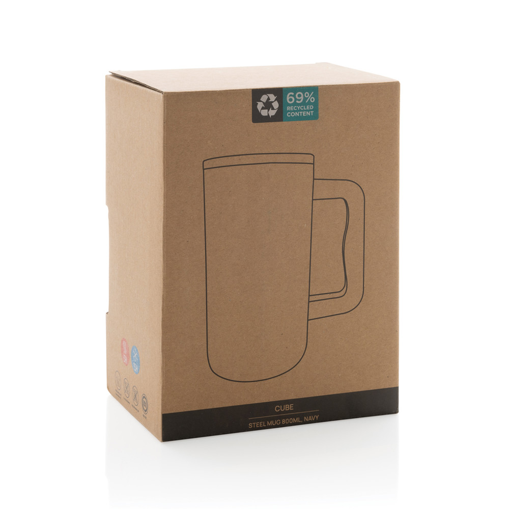 Cube RCS gerecycled RVS beker 800ml