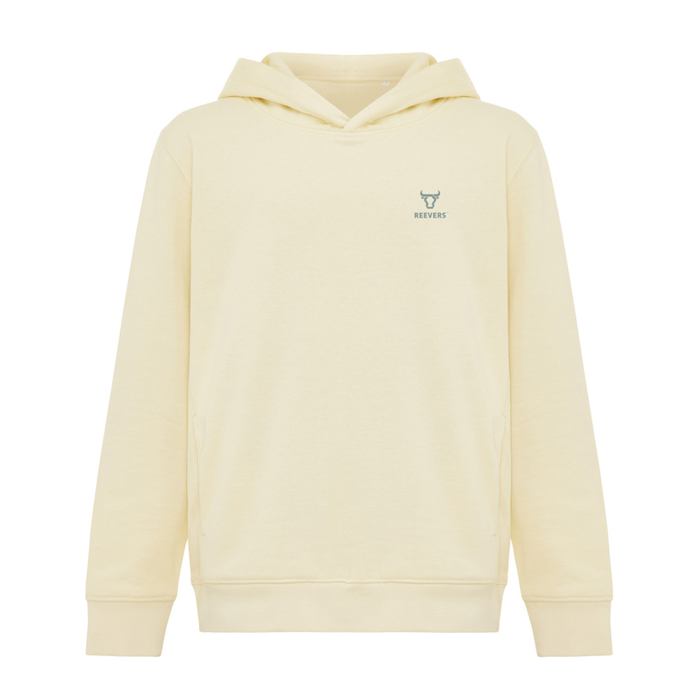 IQONIQ Yengo kids recycled katoen hoodie met steekzakken