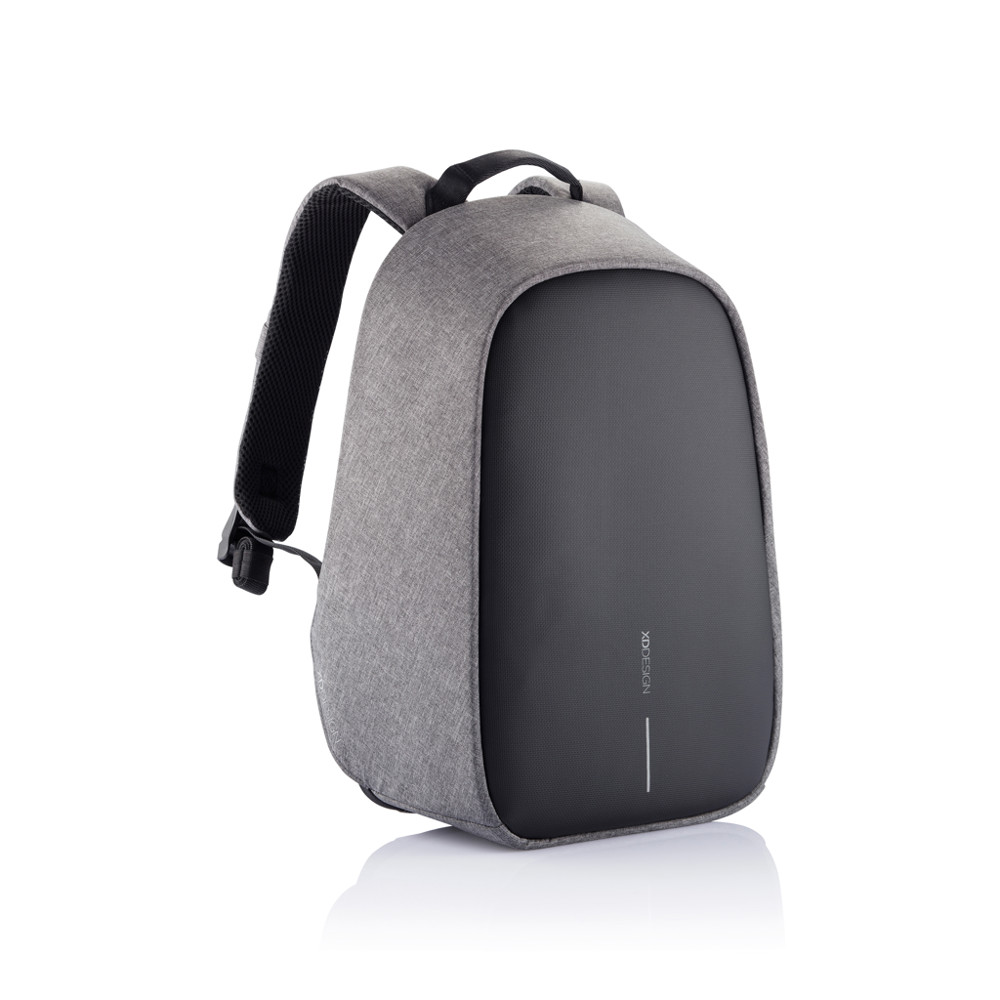 Bobby Hero Small, anti-diefstal rugzak - grijs, zwart (± PMS 425/ ± PMS Black)
