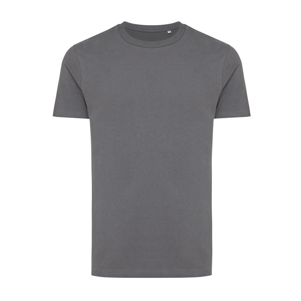 IQONIQ Bryce gerecycled katoen t-shirt - antraciet (± PMS 19-3900 TCX)