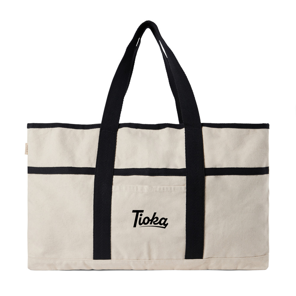 VINGA Volonne AWARE™ recycled canvas strandtas