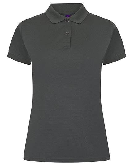 Henbury - Ladies´ Coolplus® Wicking Polo Shirt - Charcoal