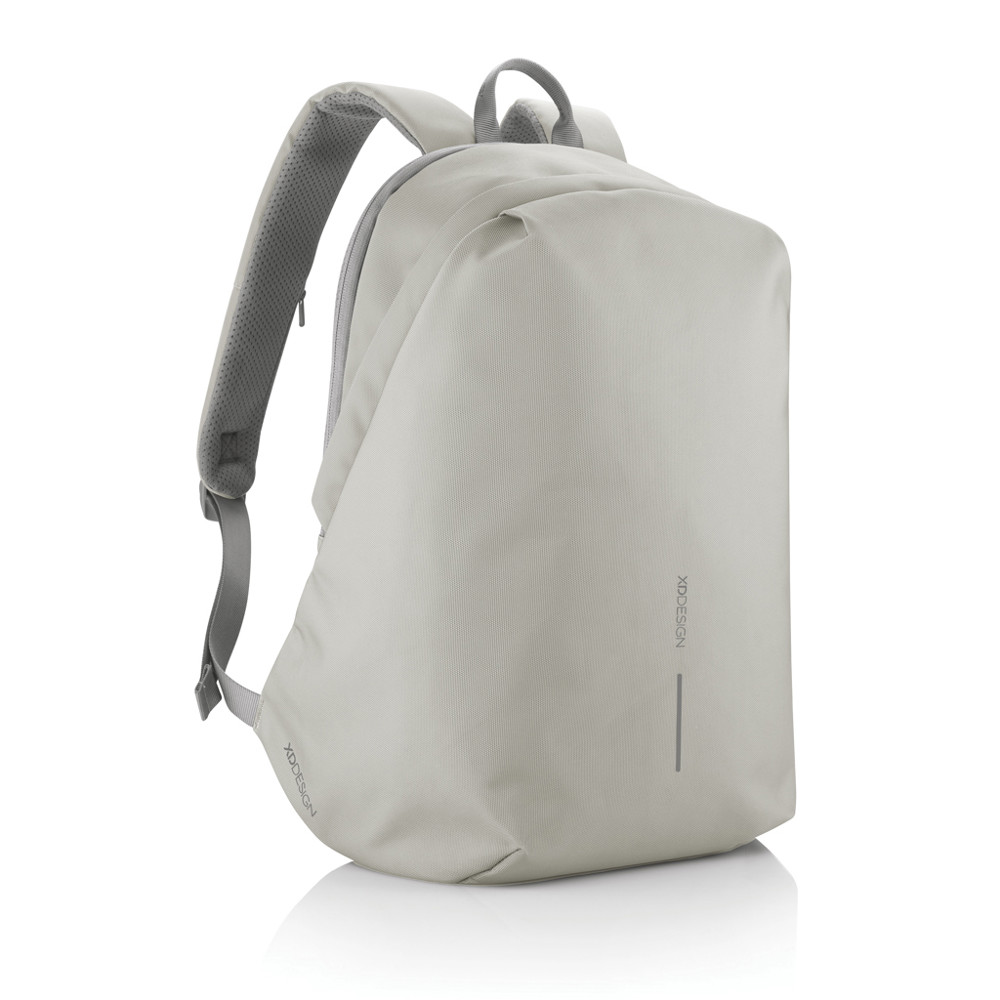 Bobby Soft, anti-diefstal rugzak - sanddust, grijs (± PMS 421/ ± PMS Cool Grey 8)
