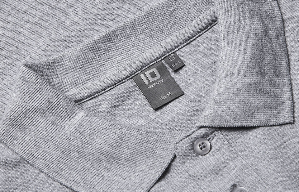 Poloshirt met lange mouw | stretch