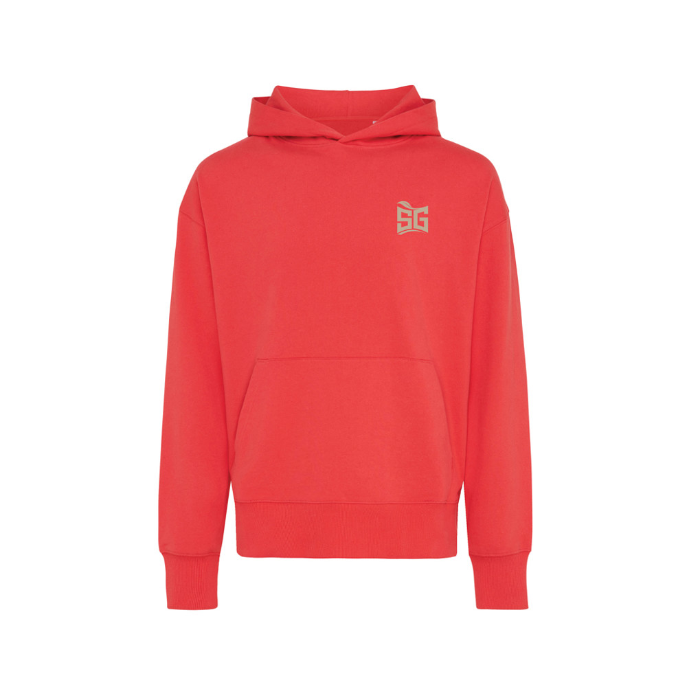 IQONIQ Yoho gerecycled katoen relaxed hoodie