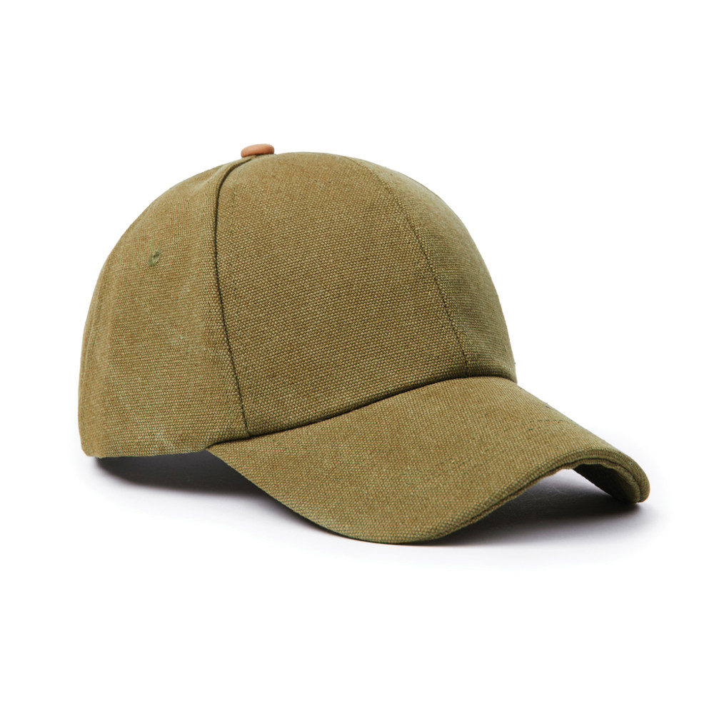 VINGA Bosler AWARE™ recycled canvas cap - groen (± PMS 7497)