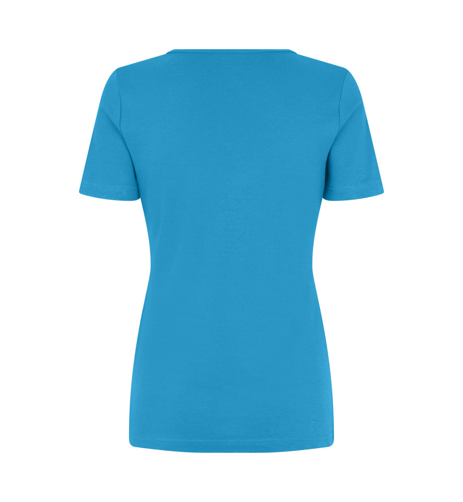 Interlock T-shirt | v-hals | dames