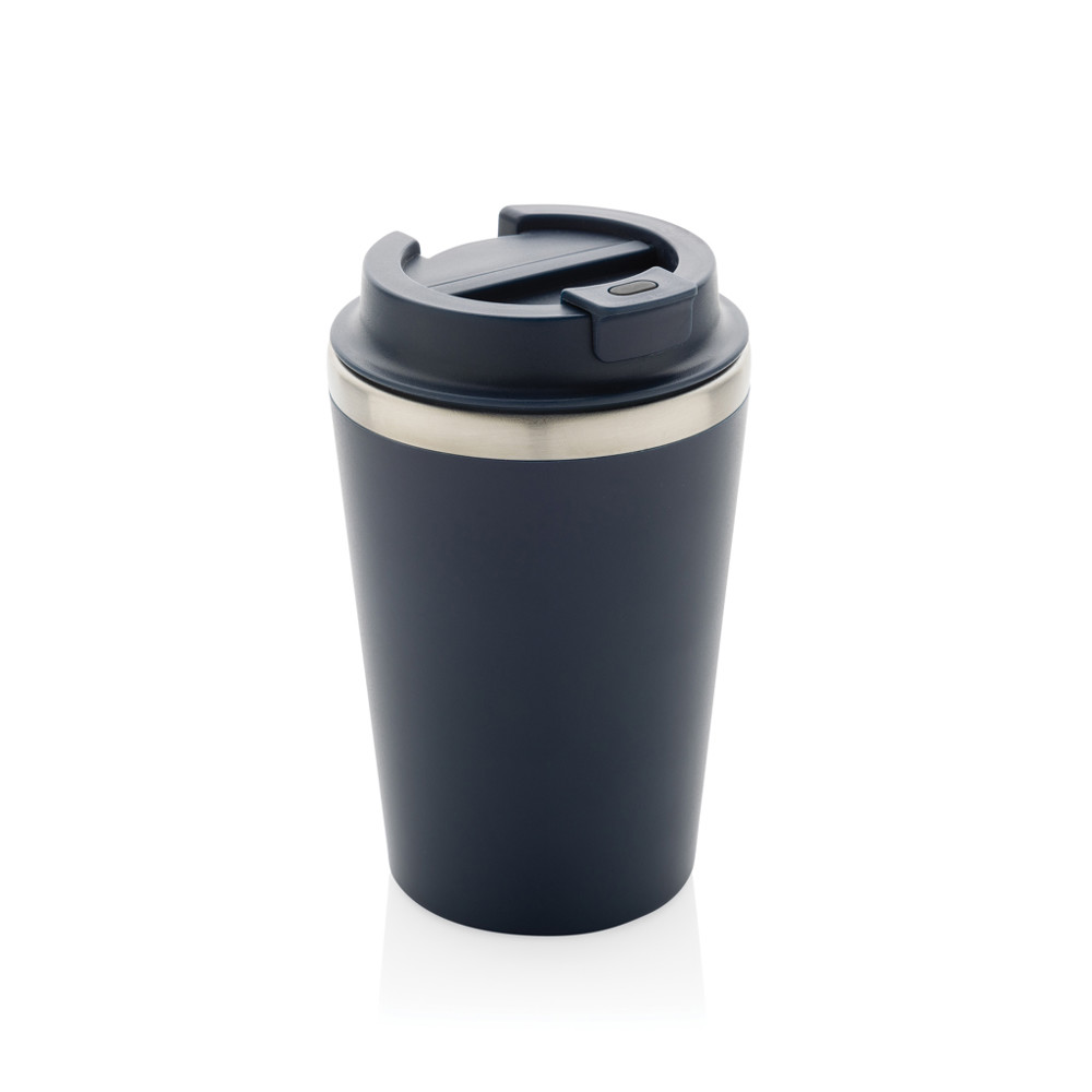 Java RCS recycled dubbel wandige beker 350ML - donkerblauw (± PMS 2767)