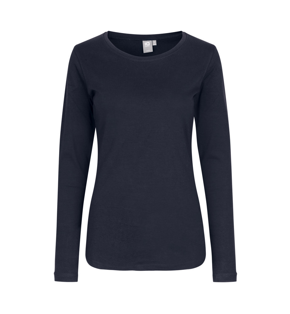 Interlock T-shirt | lange mouw | dames - Marine (C-790)