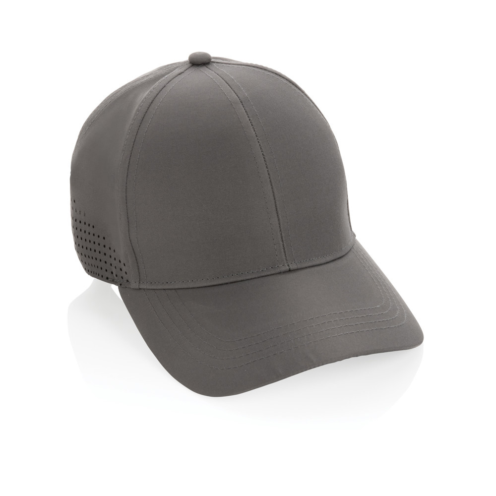Impact AWARE™ 6 panel rpet sportcap - grijs (± PMS Cool Grey 9)
